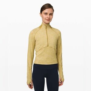lululemon athletica Yellow Long Sleeve Top